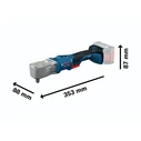 Bosch Professional PRO GRS18V-330 (solo, L) Επαναφορτιζόμενος γωνιακός κρουστικός κατσαβιδολόγος 18V (χωρίς μπαταρία)