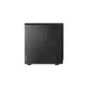Aerocool Rift Gaming Midi Tower Computer Case with Side Window and RGB Lighting - Black