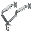 Βάση Monitor Anda Seat ARM / A6D-2S Silver White Dual, Weight Capacity (per Screen): 2-9kg