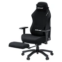 Anda Seat Luna Pro Υφασμάτινη Καρέκλα Gaming με Ρυθμιζόμενα Μπράτσα και Υποπόδιο - Μαύρη