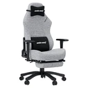 Anda Seat LUNA PRO Υφασμάτινη Καρέκλα Gaming Γκρι με Ρυθμιζόμενα Μπράτσα και Υποπόδιο