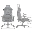 Καρέκλα Gaming Anda Seat NOVIS ULTRA XL Grey Fabric