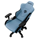 Καρέκλα Anda Seat T-PRO II Light Blue/ Black FABRIC with Alcantara Stripes