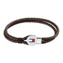Tommy Hilfiger Men's Leather Bracelet 17.5 cm (Model 2790655S)