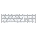 Apple Magic Keyboard με Touch ID - Λευκό / Ασημί (USB‑C)