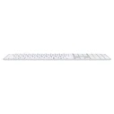 Apple Magic Keyboard με Touch ID - Λευκό / Ασημί (USB‑C)