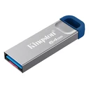 Kingston DataTraveler Kyson G2 USB Flash Drive - 64 GB - Silver/Blue - USB 3.2 Gen 1 (DTKNG2/64GB)