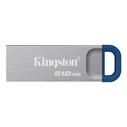 Kingston DataTraveler Kyson G2 512GB USB 3.2 Gen 1 μεταλλικό USB flash drive (ασημί/μπλε) - DTKNG2/512GB