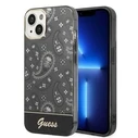 Guess GUHCP14MHGBNHK Apple iPhone 14 Plus / 15 Plus Black hardcase Bandana Paisley