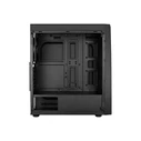 Aerocool Bolt Gaming Midi Tower Κουτί Υπολογιστή με Πλαϊνό Παράθυρο και RGB Φωτισμό - Μαύρο