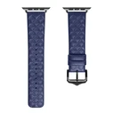 Dux Ducis Leather Strap for Apple Watch 4/5/6/7/8/9/SE/10 40/41/42mm blue (England Version)