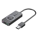 Κάρτα Ήχου External USB 2.0 audio card Vention CDRBF 1m (black)