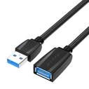 Καλώδιο USB USB 3.0, male USB to female USB, Vention 1m (Black)