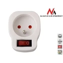 Μονόπριζο Maclean MCE13 AC outlet with a switch 