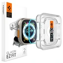 Tempered glass Spigen GLAS.tR ez Fit Apple Watch Ultra 1 / 2 / 3 49mm Clear [2 PACK]