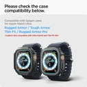 Tempered glass Spigen GLAS.tR ez Fit Apple Watch Ultra 1 / 2 / 3 49mm Clear [2 PACK]