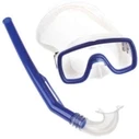 Fortis Children's PVC Mask & Snorkel Set - Blue