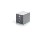 Durable Πλαστικό Συρταράκι Γραφείου 5 Θέσεων 28x35.6x29.2cm Γκρι Varicolor 1657605