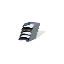 Durable Varicolor Desk Document Trays 165770557 (Set of 5) - Grey