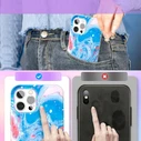 Kingxbar Watercolour Apple iPhone 12 Pro Max blue-pink