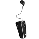 Bluetooth Handsfree Lamtech RETRACTABLE BT 5.0 CLIP ON Black (HANGING CORD)