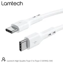 Καλώδιo USB Lamtech Type-C to Type-C 100W FAST CHARGE 1M