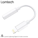 Αντάπτορας 3,5mm Lamtech Lightning Audio JACK WHITE