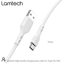 Καλώδιo USB Lamtech Data Type-C 1m WHITE