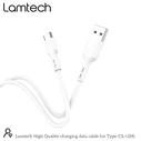 Καλώδιo USB Lamtech Data Type-C 2M WHITE