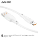 Καλώδιο USB-C Lamtech High Power 1m 100w White