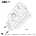 Φορτιστής Πρίζας Lamtech FAST Charger Type-C PD30W WHITE