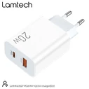 Φορτιστής Πρίζας Lamtech USB QC3.0/Type-C 20W
