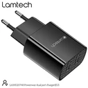 Φορτιστής Πρίζας Lamtech Travel Charger 2.4A With 2xUSB Black
