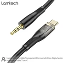 Καλώδιο USB Lamtech AUDIO Type-C TO 3.5MM JACK Black 1M