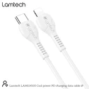 Καλώδιο USB Type-C To Lightning Lamtech Fast Charging And Data 1m 27w White
