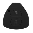 Θήκη κλειδιού για αυτοκίνητα Toyota 3006-02, εύκαμπτη, μαύρη