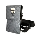 Karl Lagerfeld Bag KLWBSAMIPG silver Ikonik Karl Monogram Patch