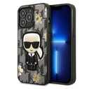 Karl Lagerfeld KLHCP13LPMNFIK1 Apple iPhone 13 Pro grey Flower Ikonik Karl