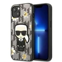 Karl Lagerfeld KLHCP13SPMNFIK1 Apple iPhone 13 mini grey Flower Ikonik Karl