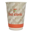 FAST STORES Paper Coffee Cups 16oz Without Lid 20pcs