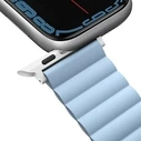 UNIQ Revix strap Apple Watch 4/5/6/7/SE/8/9/Ultra 44/45/49mm Reversible Magnetic white-blue
