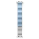 UNIQ Revix strap Apple Watch 4/5/6/7/SE/8/9/Ultra 44/45/49mm Reversible Magnetic white-blue