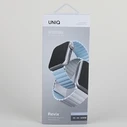 UNIQ Revix strap Apple Watch 4/5/6/7/SE/8/9/Ultra 44/45/49mm Reversible Magnetic white-blue