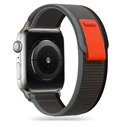 Belt Tech-Protect Nylon Apple Watch 4/5/6/7/SE/8/9/Ultra 44/45/49mm Black/Orange