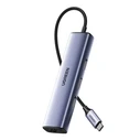 UGREEN CM475 Hub USB-C to 3x USB 3.0, RJ45, USB-C PD (gray)