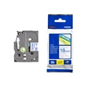 Μελανοταινία Brother TZe243 18mm White/Blue