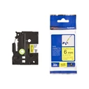 Ταινία Ετικετογράφου Brother TZe-FX611 6mm Yellow/Blue