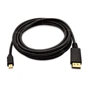 Καλώδιο DisplayPort Mini σε DisplayPort V7 V7MDP2DP-03M-BLK-1E Μαύρο