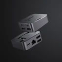 Joyroom Multifunctional Hub USB-C - USB 3.0 / RJ45 / HDMI / USB-C / Thunderbolt for MacBook Pro gray (S-H121 Gray)