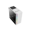 Aerocool Rift Gaming Midi Tower PC Case with Side Window and RGB Lighting - White